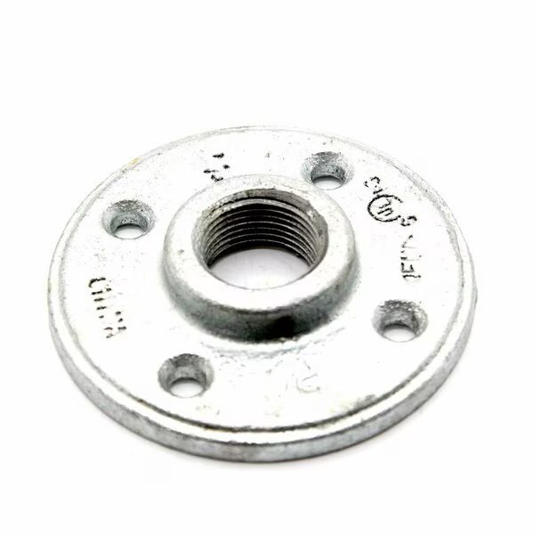 1-1/4 Inch Galvanized Steel Floor Flange, Thrifco Plumbing, Mfr#: 5219026